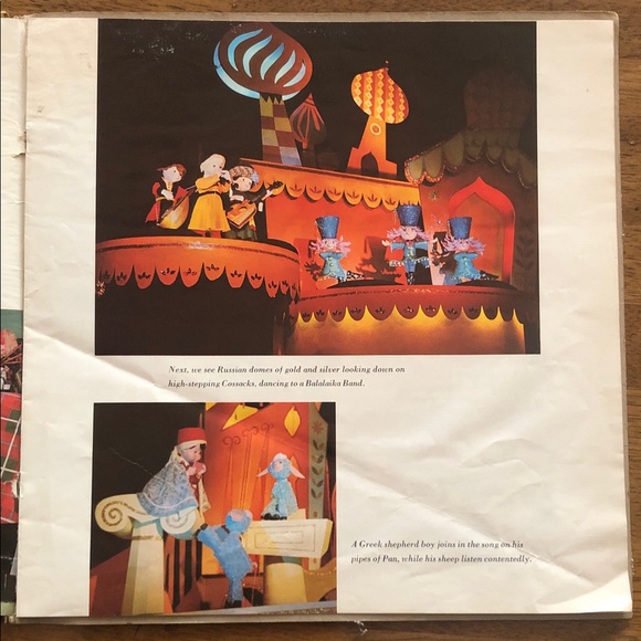 Walt Disney It’s A Small World Album Cover Story Book Insert - Picture 8 of 14